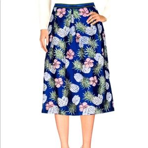 Pinko midi skirt. Blue. Size 2.